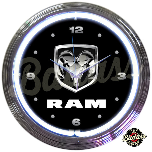 Ram Neon Clock