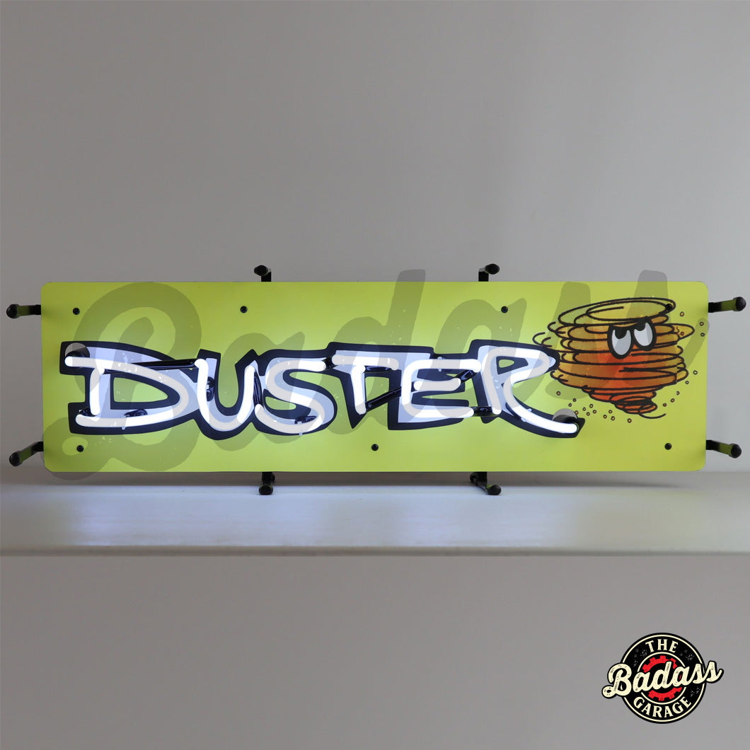 Duster Junior Neon Sign Badass Garage