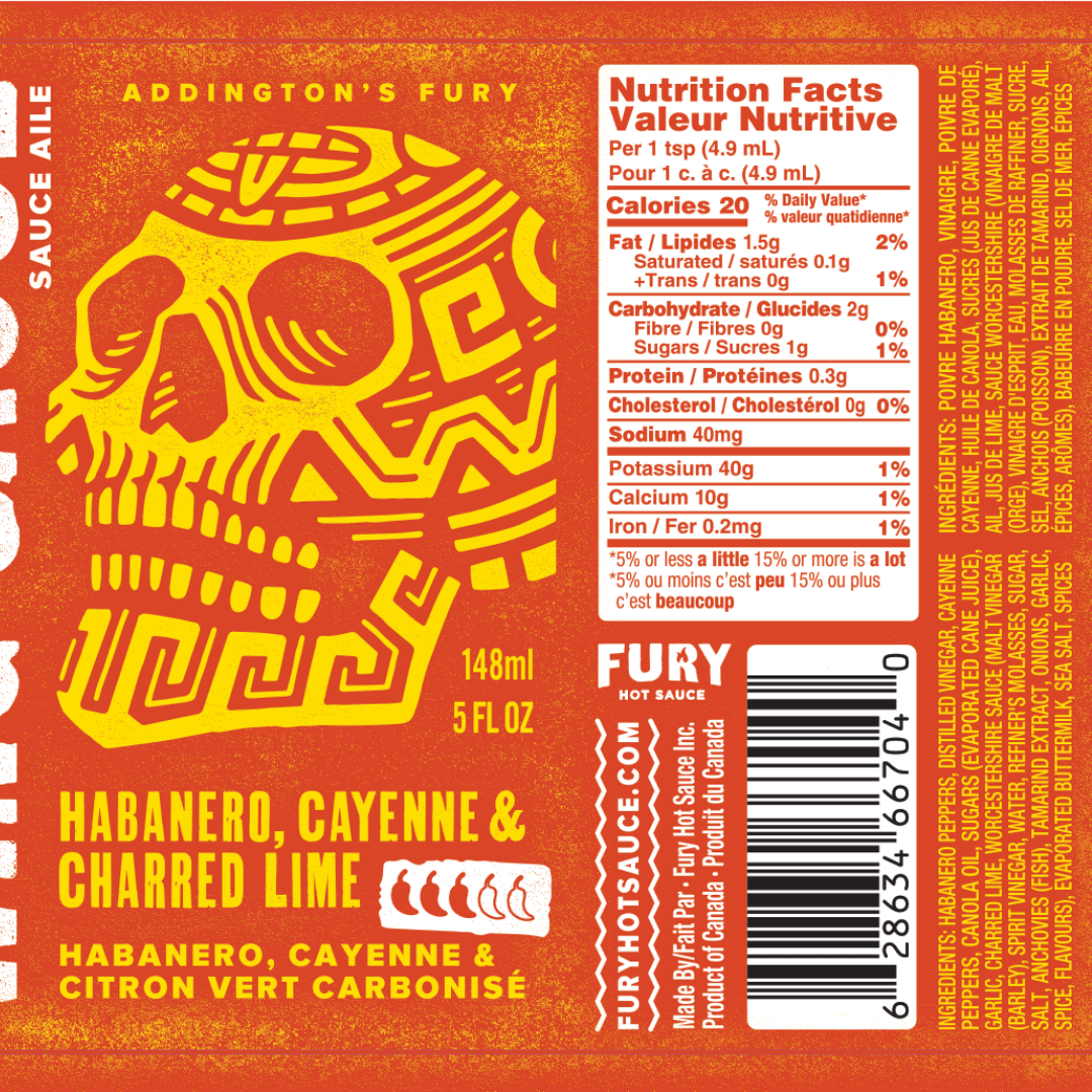Fury Wing Sauce - Buffalo Dill Hot Sauce