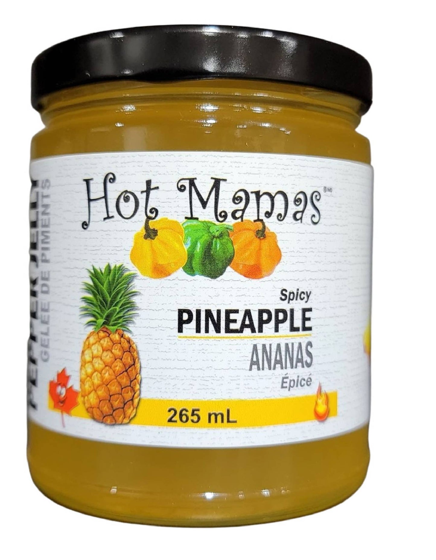 Hot Mamas Pineapple Pepper Jelly Hot Mamas Foods Inc