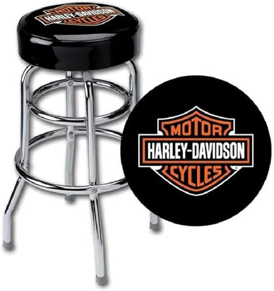 Harley Davidson Bar and Shield Stools