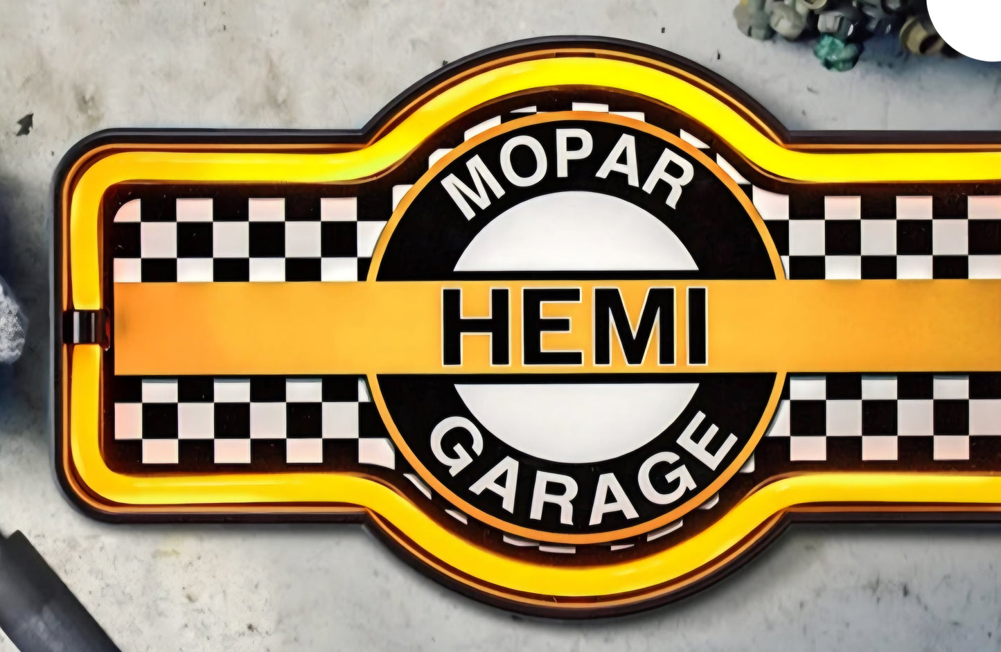 Mopar Hemi Garage LED Badass Garage