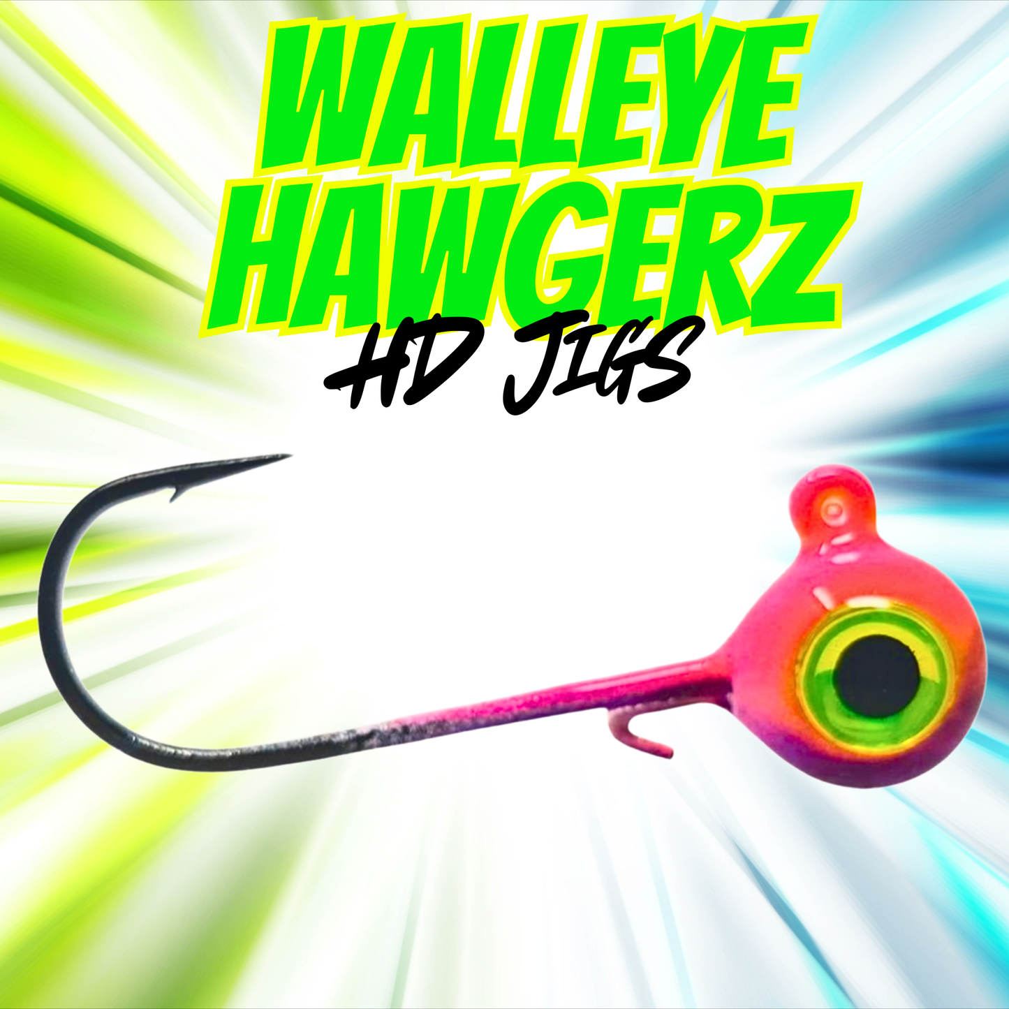 Walleye Hawgerz HD - Prairie Fire - 3 Pack
