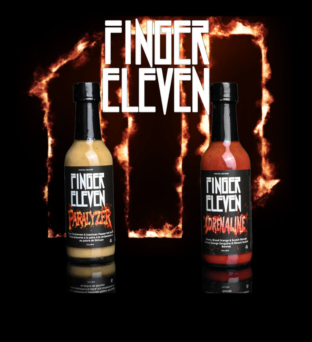 Finger 11 Paralyzer Hot Sauce ginger goat