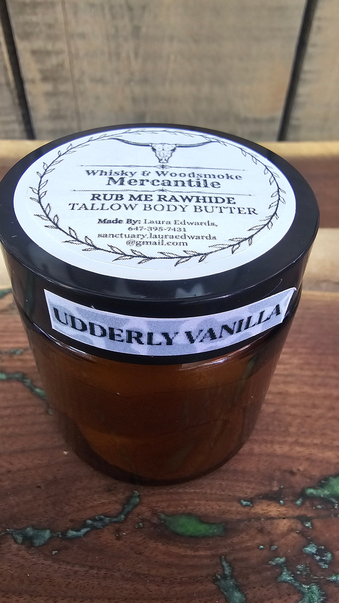 Rub Me Rawhide Tallow Body Butter- Udderly Vanilla