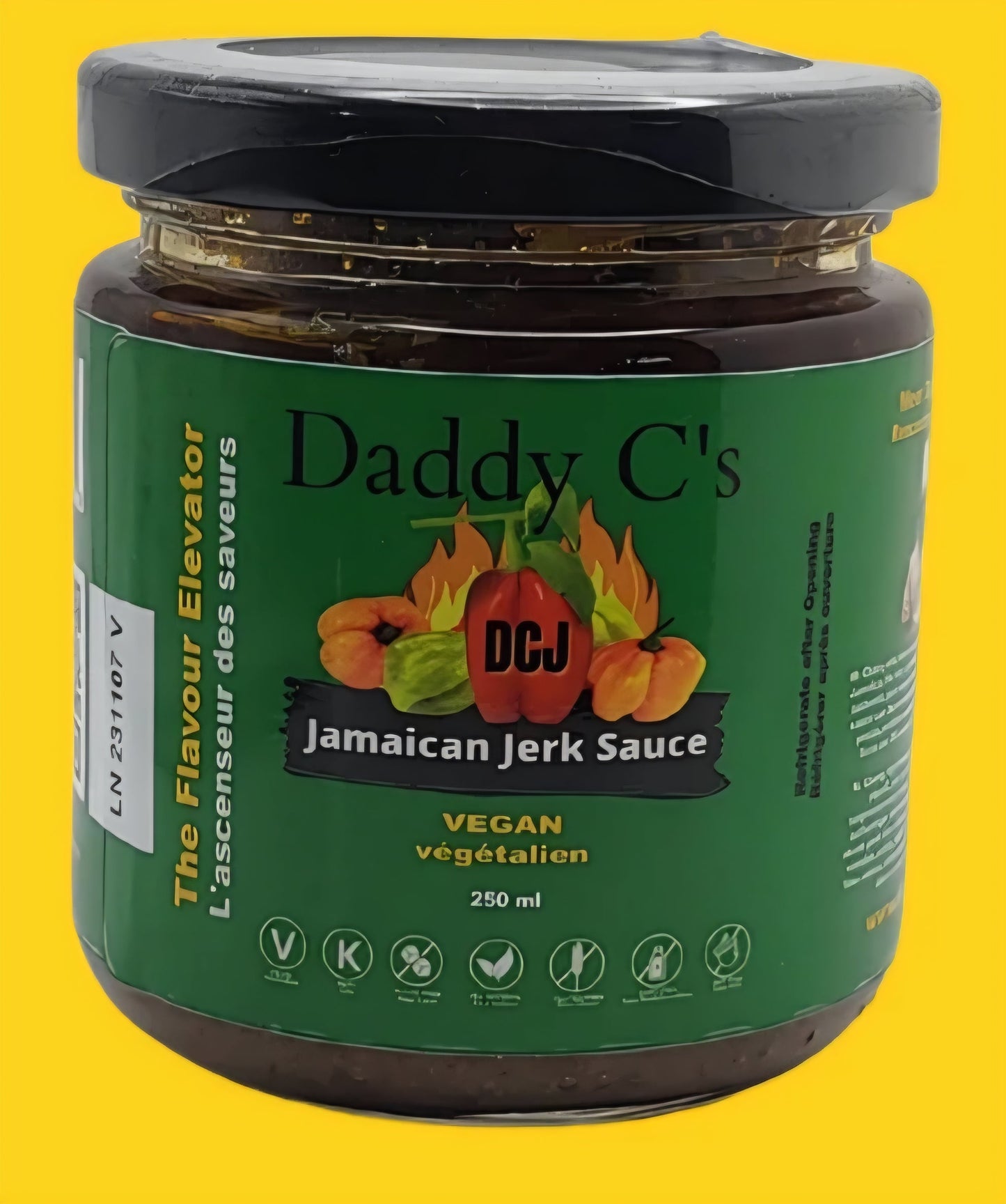 Daddy Cs Hot Jerk Sauce 250ml daddy Cs