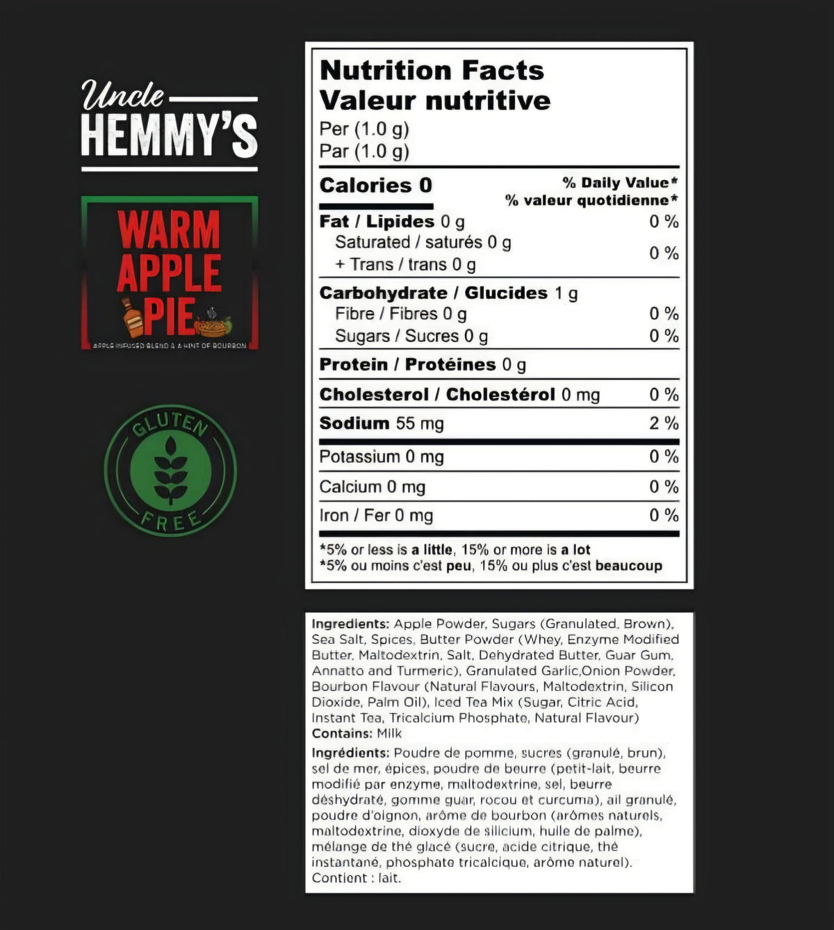 Uncle Hemmy’s Warm Apple Pie Bottle
