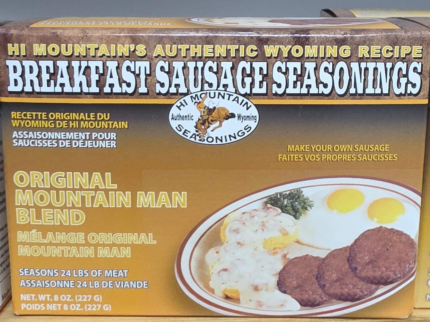 Hi Mountain Breakfast sausage kit Original Blend Breakfast Sausage High mountain