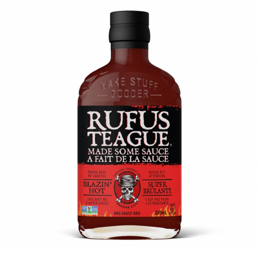 Blazin Hot BBQ Sauce by Rufus Teague