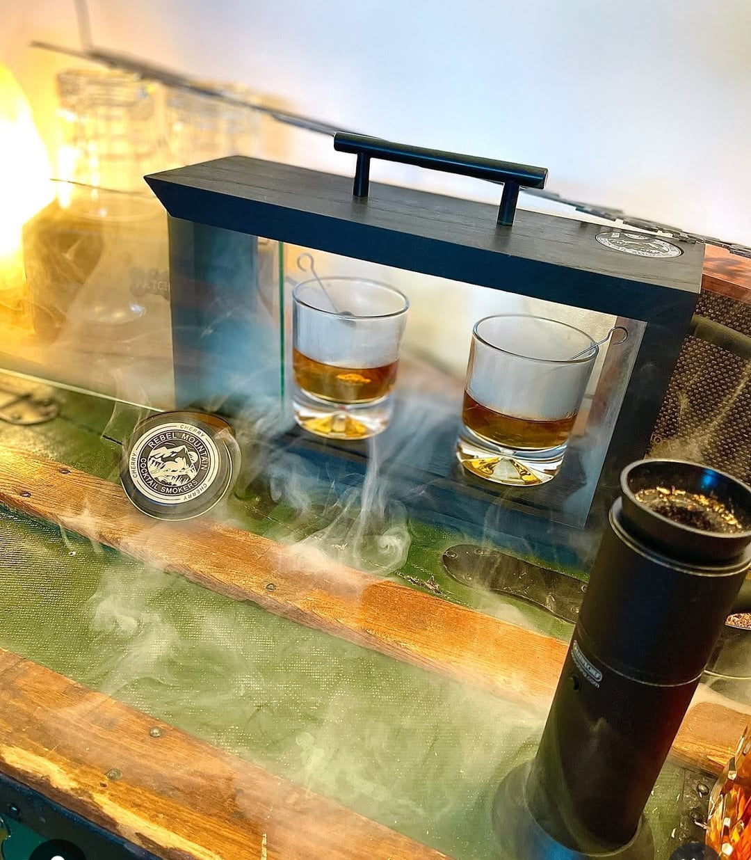 Rebel Mountain Double Sided Cocktail Smoker