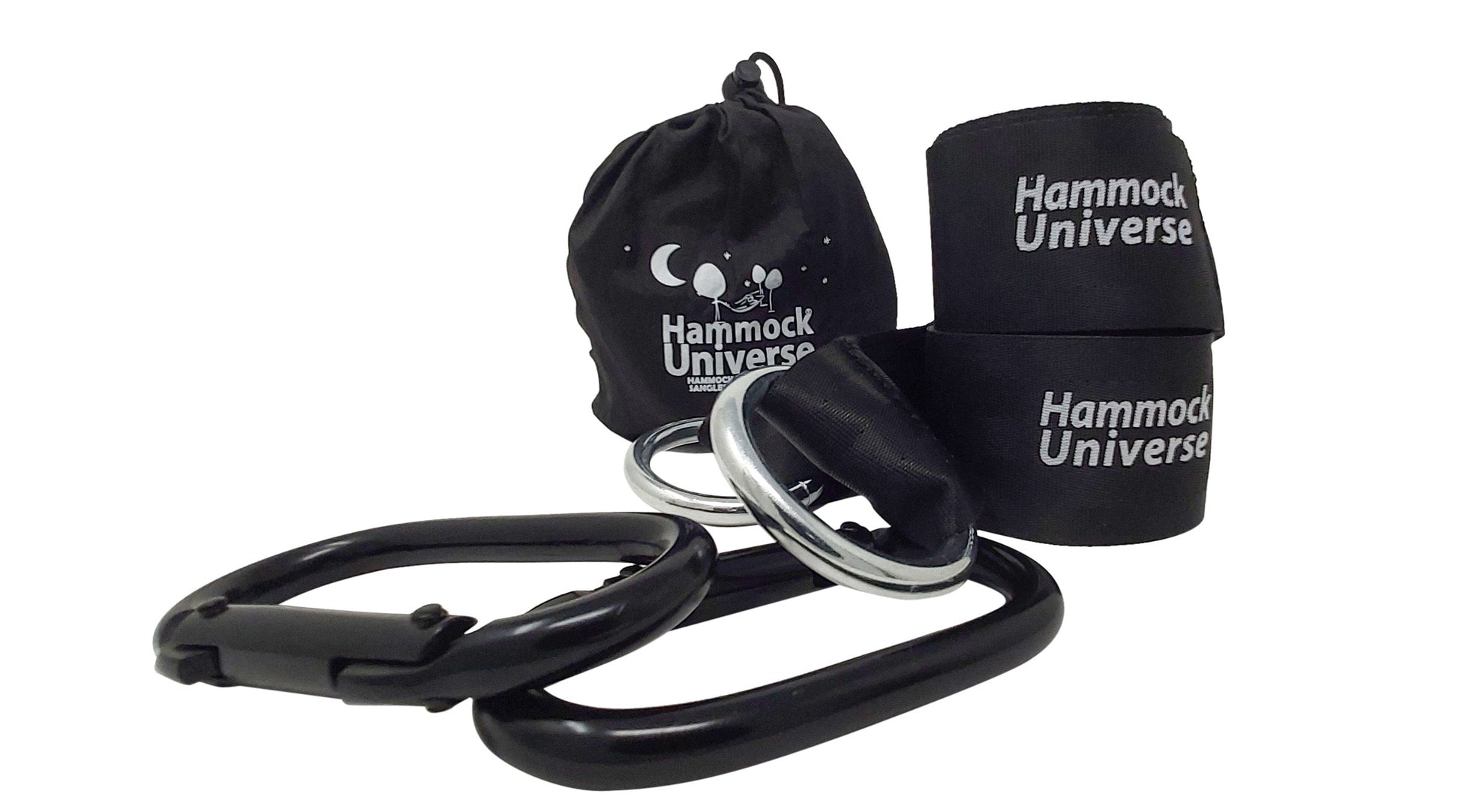 Eco-Friendly Hammock Tree Straps with Heavy Duty Carabiners Hammock Universe Canada