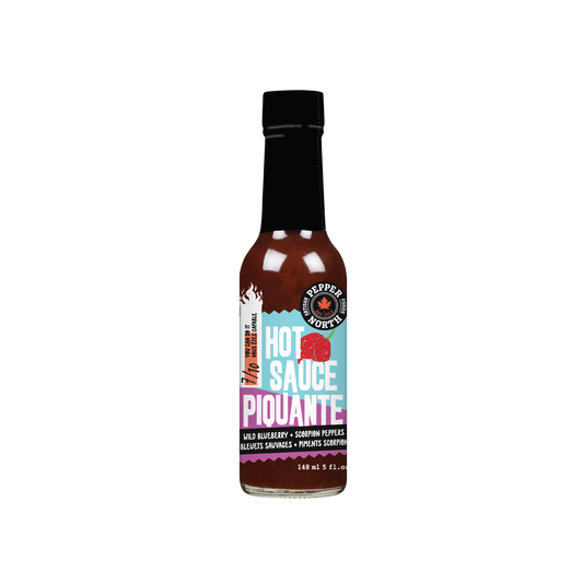 Pepper North Wild Blueberry + Scorpion Peppers Hot Sauce