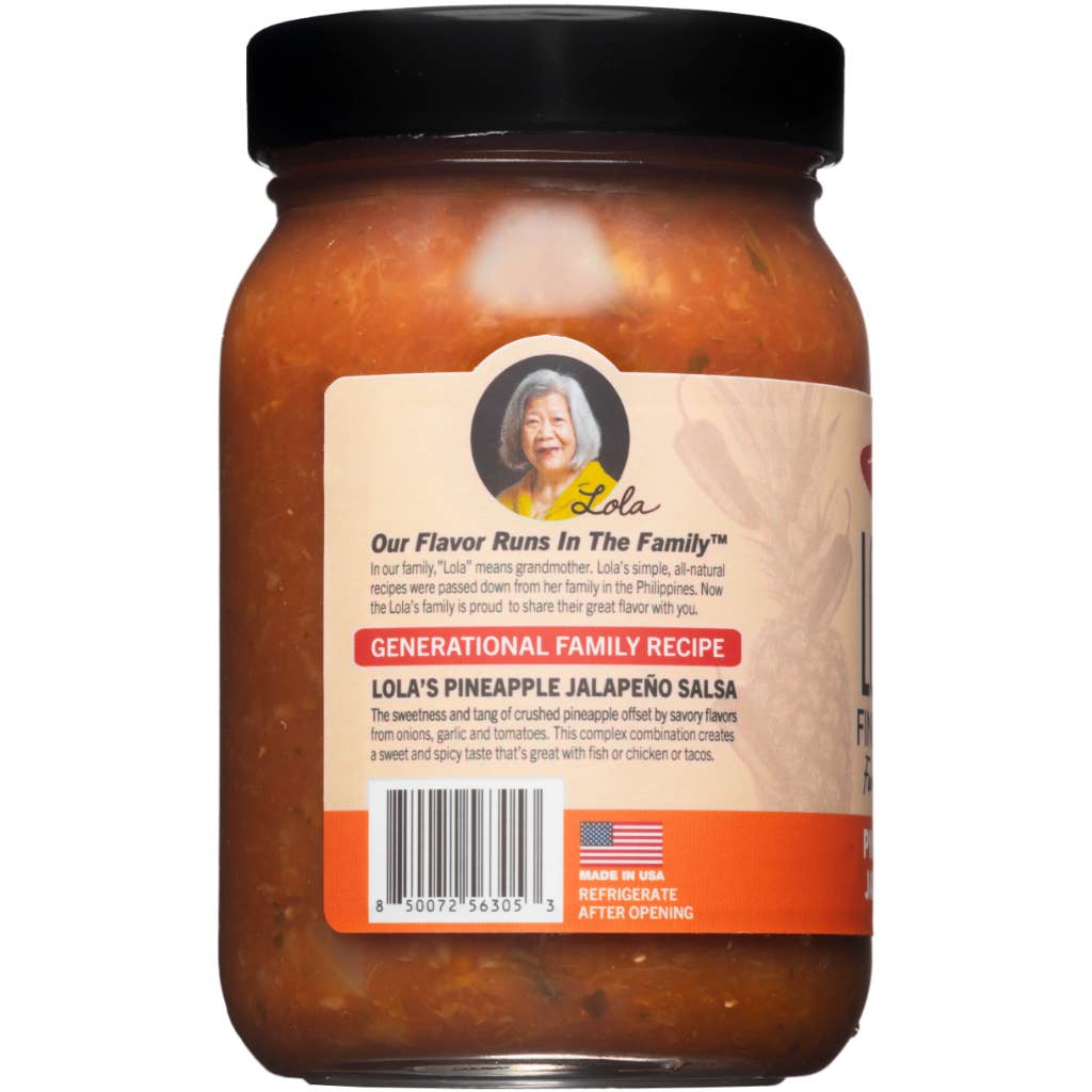 Pineapple Jalapeño Salsa 16 oz - Mild
