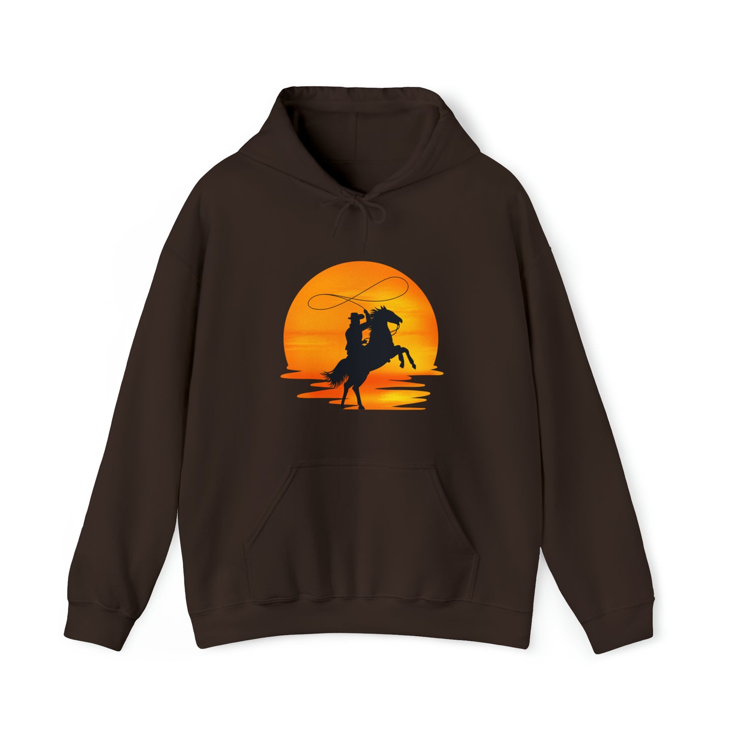 Cowboy sunset - Unisex Heavy Blend™ Hooded Sweatshirt