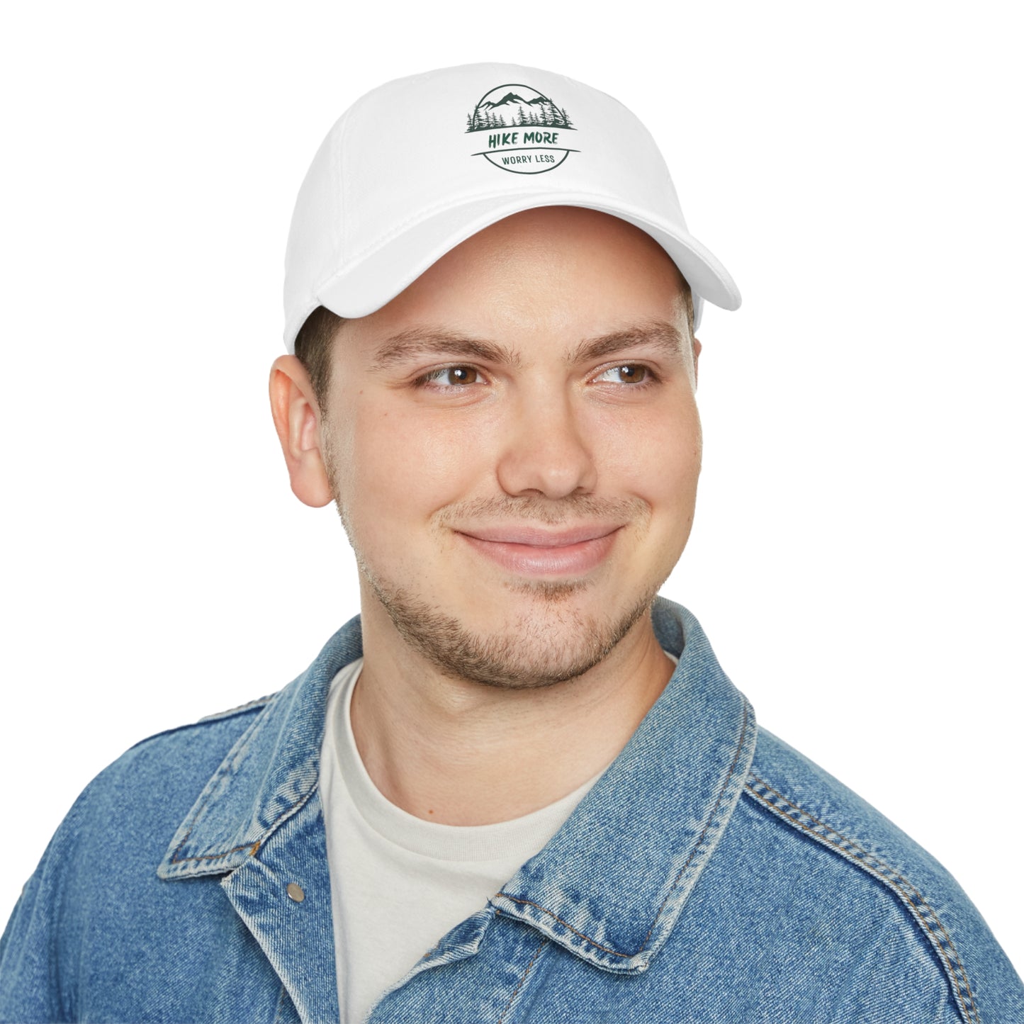 Low Profile Baseball Cap - Hike More Worry Less