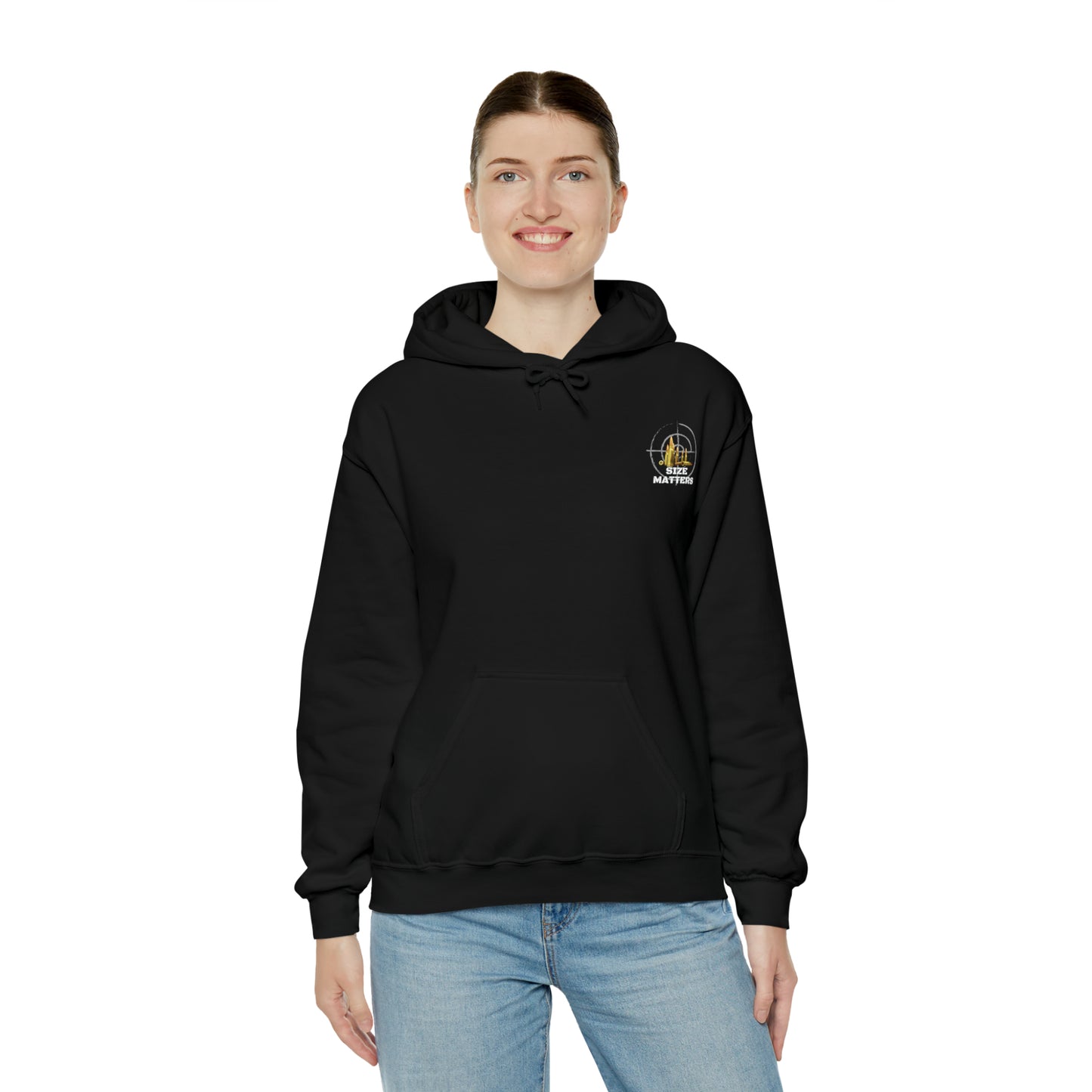 Size Matters - Unisex Heavy Blend™ Hooded Sweatshirt