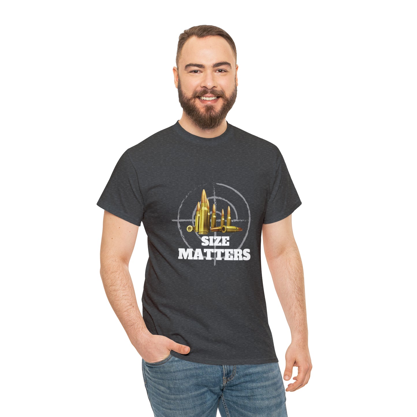 Size Matters - Unisex Heavy Cotton Tee