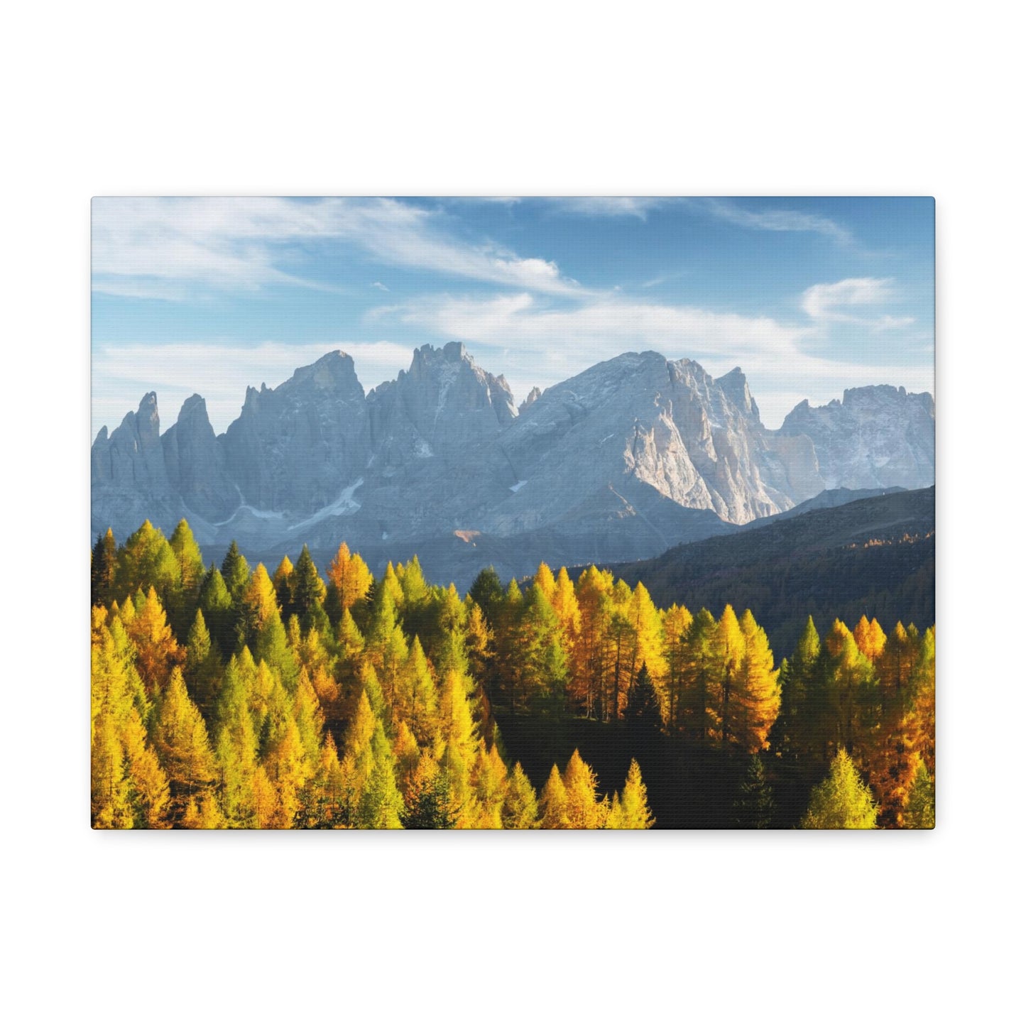 Incredible Fall View Valfred Valley Italy - Canvas