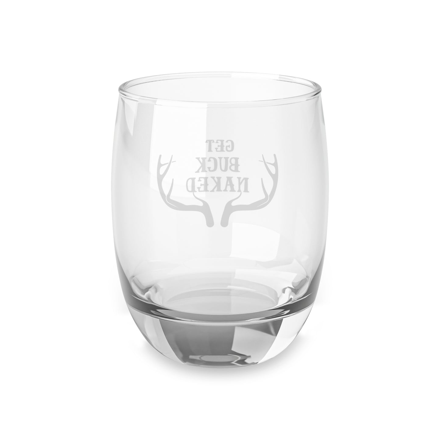 Get Buck Naked Whiskey Glass