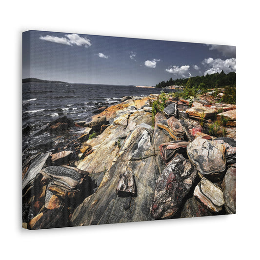 Georgian Bay Landscape Parry Sound Ontario - Canvas