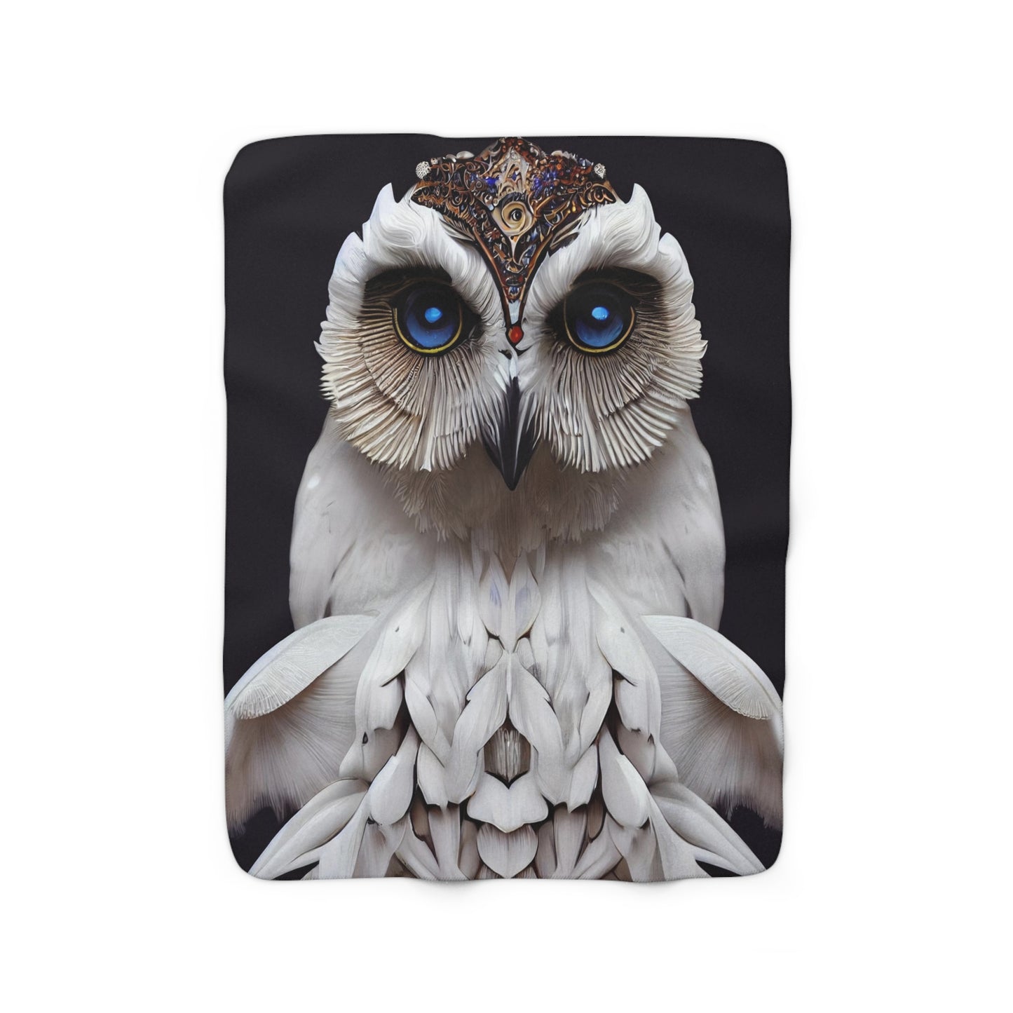 Majestic Owl Sherpa Fleece Blanket