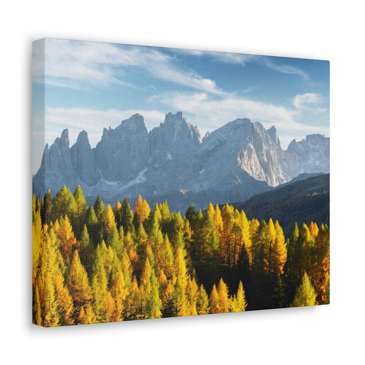 Incredible Fall View Valfred Valley Italy - Canvas