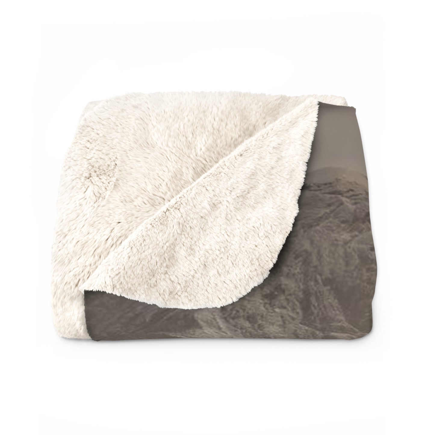 Mountain Sunset Sherpa Fleece Blanket