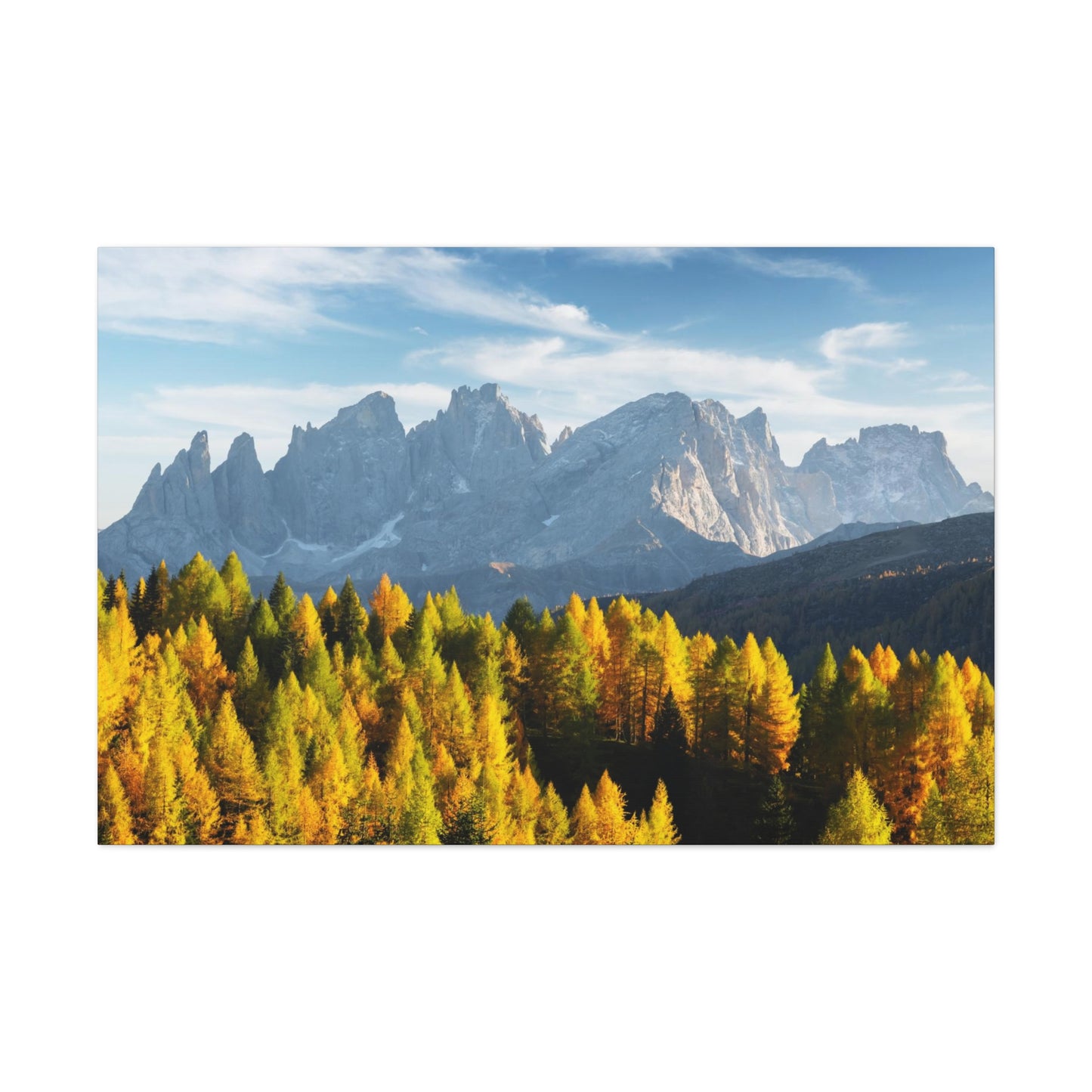 Incredible Fall View Valfred Valley Italy - Canvas