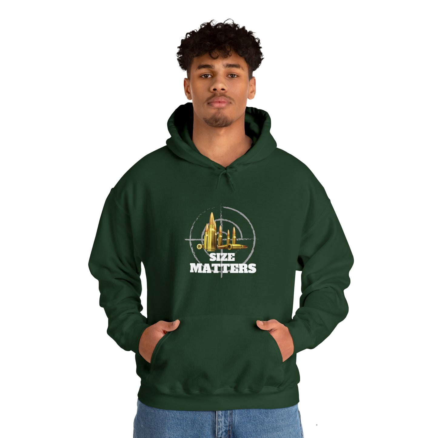 Size Matters - Unisex Heavy Blend™ Hooded Sweatshirt