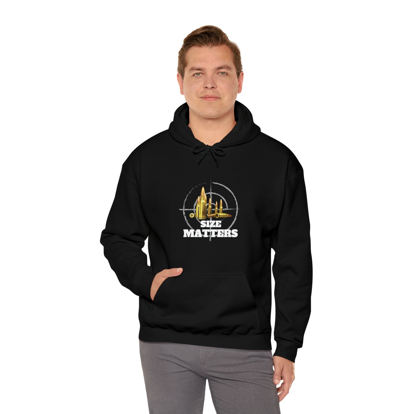 Size Matters - Unisex Heavy Blend™ Hooded Sweatshirt