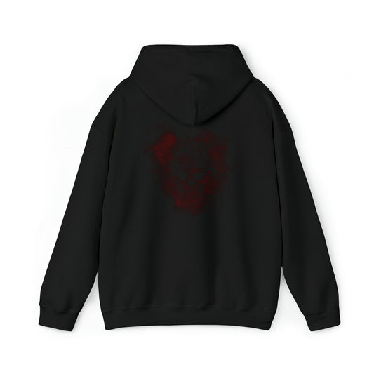 Sihouette Cowboy skull - Unisex Heavy Blend™ Hooded Sweatshirt