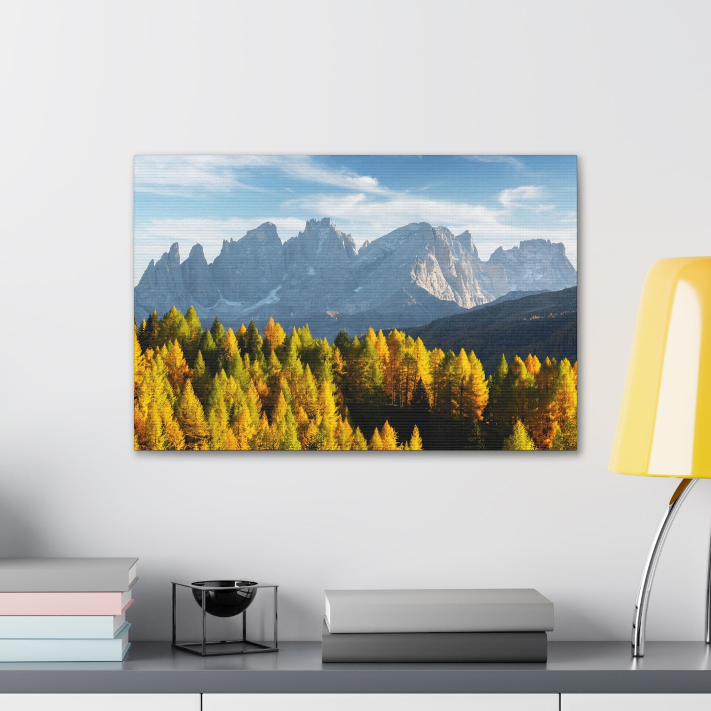 Incredible Fall View Valfred Valley Italy - Canvas