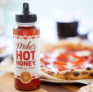 Mike's Hot Honey 12 oz Bottle, Infused with Chili Peppers SlobsRus BBQ