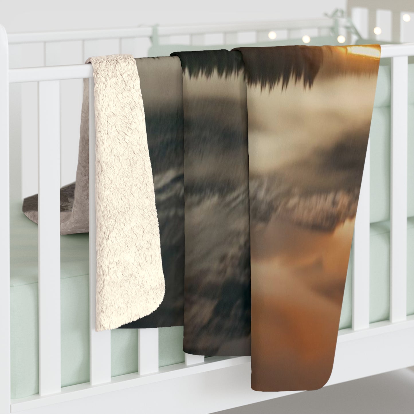 Jasper sunset Sherpa Fleece Blanket