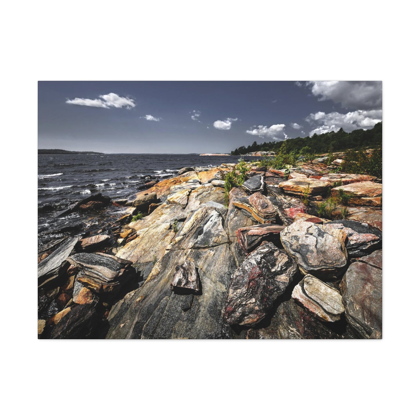 Georgian Bay Landscape Parry Sound Ontario - Canvas