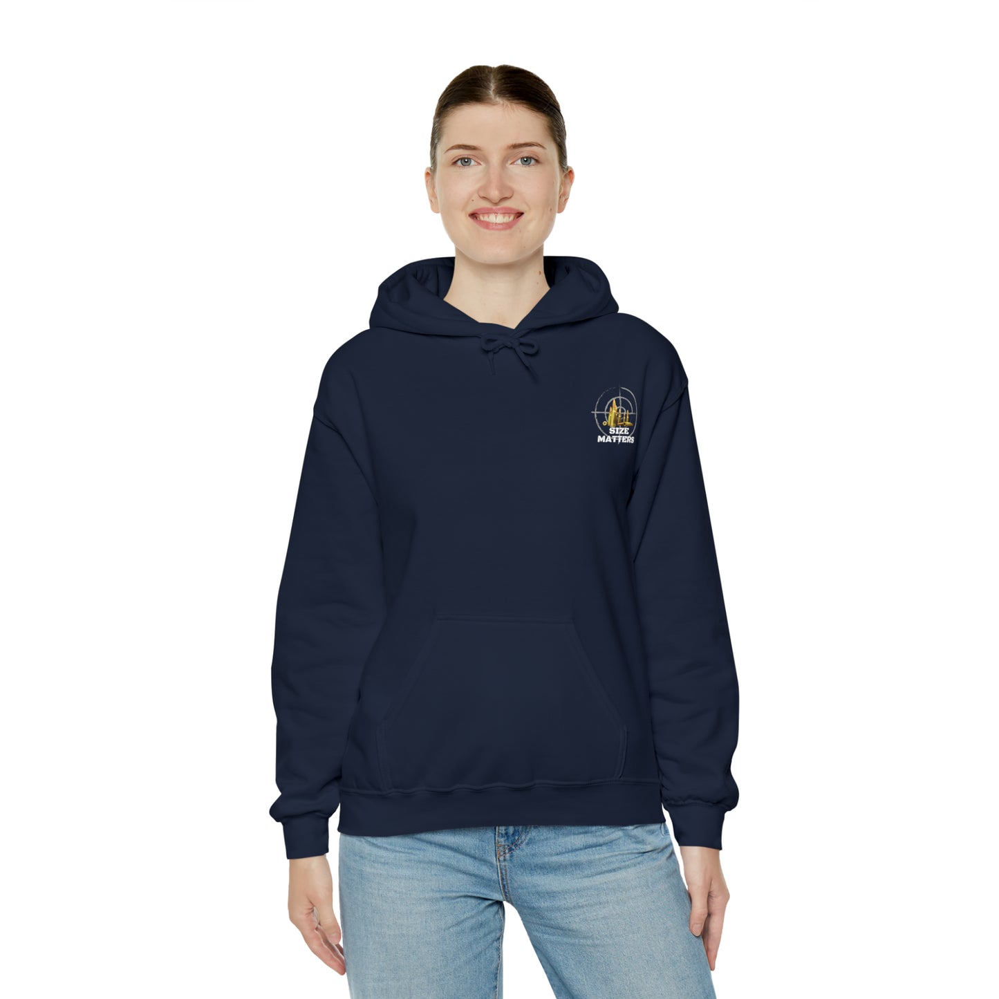 Size Matters - Unisex Heavy Blend™ Hooded Sweatshirt