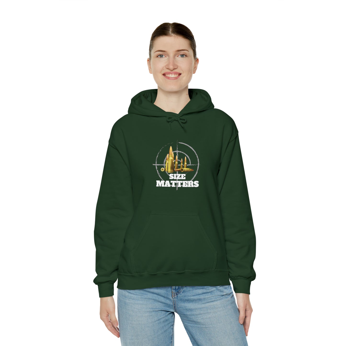 Size Matters - Unisex Heavy Blend™ Hooded Sweatshirt