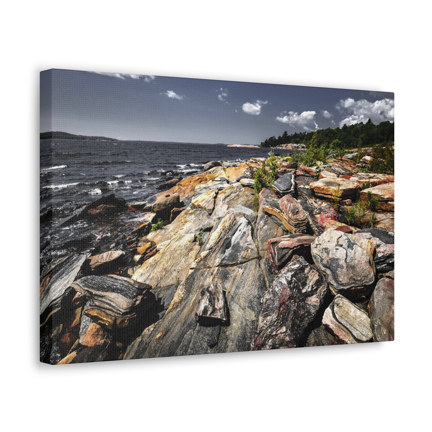 Georgian Bay Landscape Parry Sound Ontario - Canvas