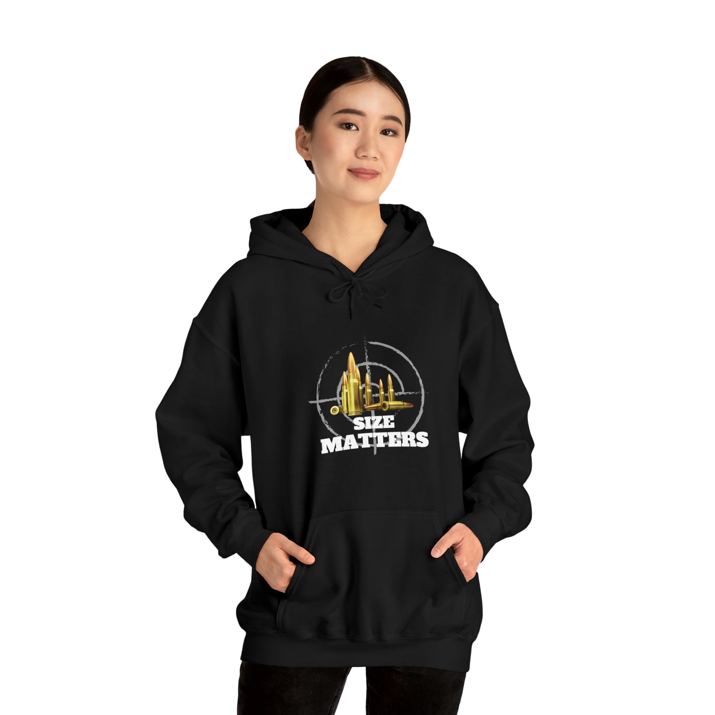 Size Matters - Unisex Heavy Blend™ Hooded Sweatshirt