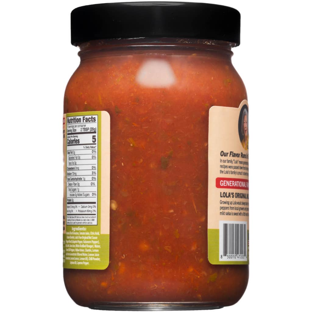 Lola's Mild Salsa 16 oz - Mild