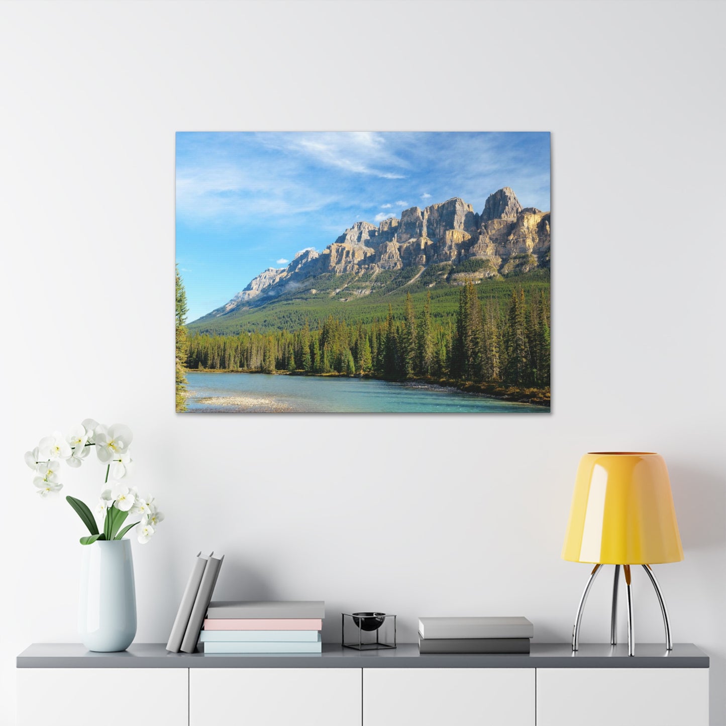 Castle Mountain Alberta Canvas Gallery Wraps