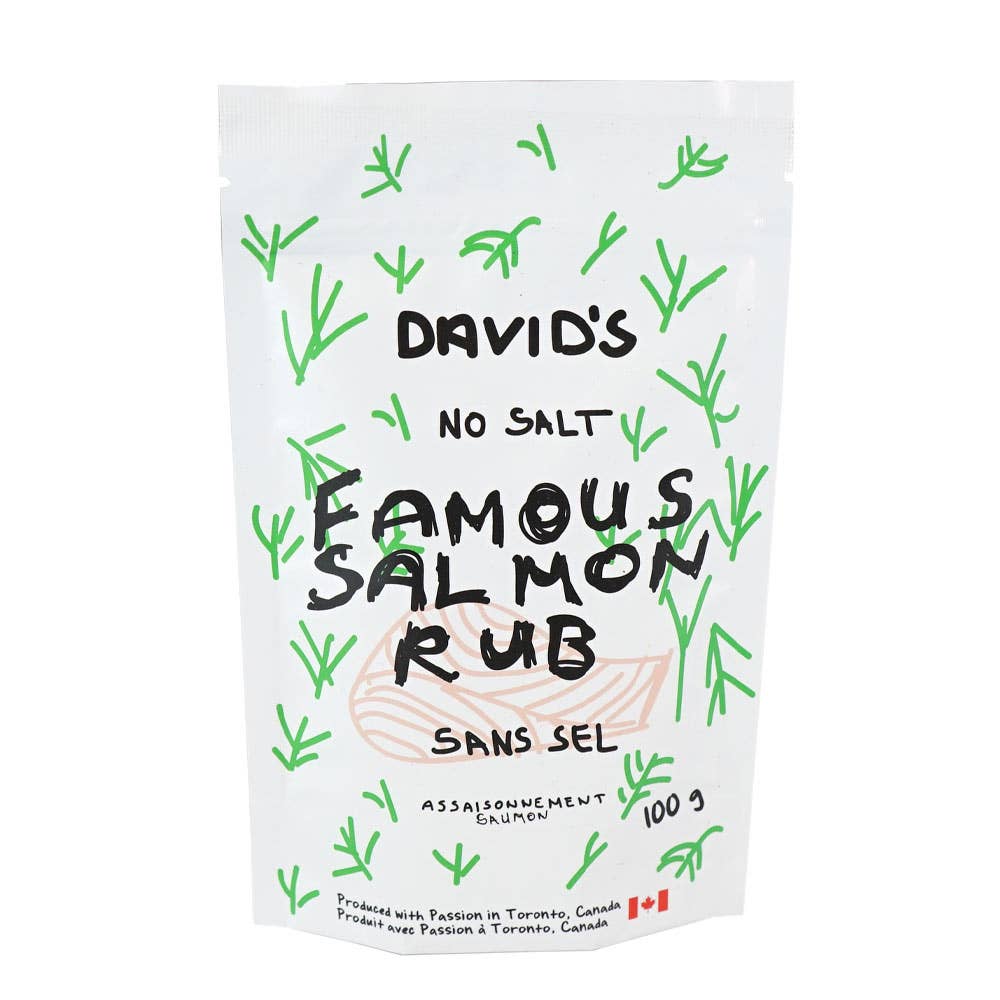 Famous Salmon Rub 100g Davids 🇨🇦