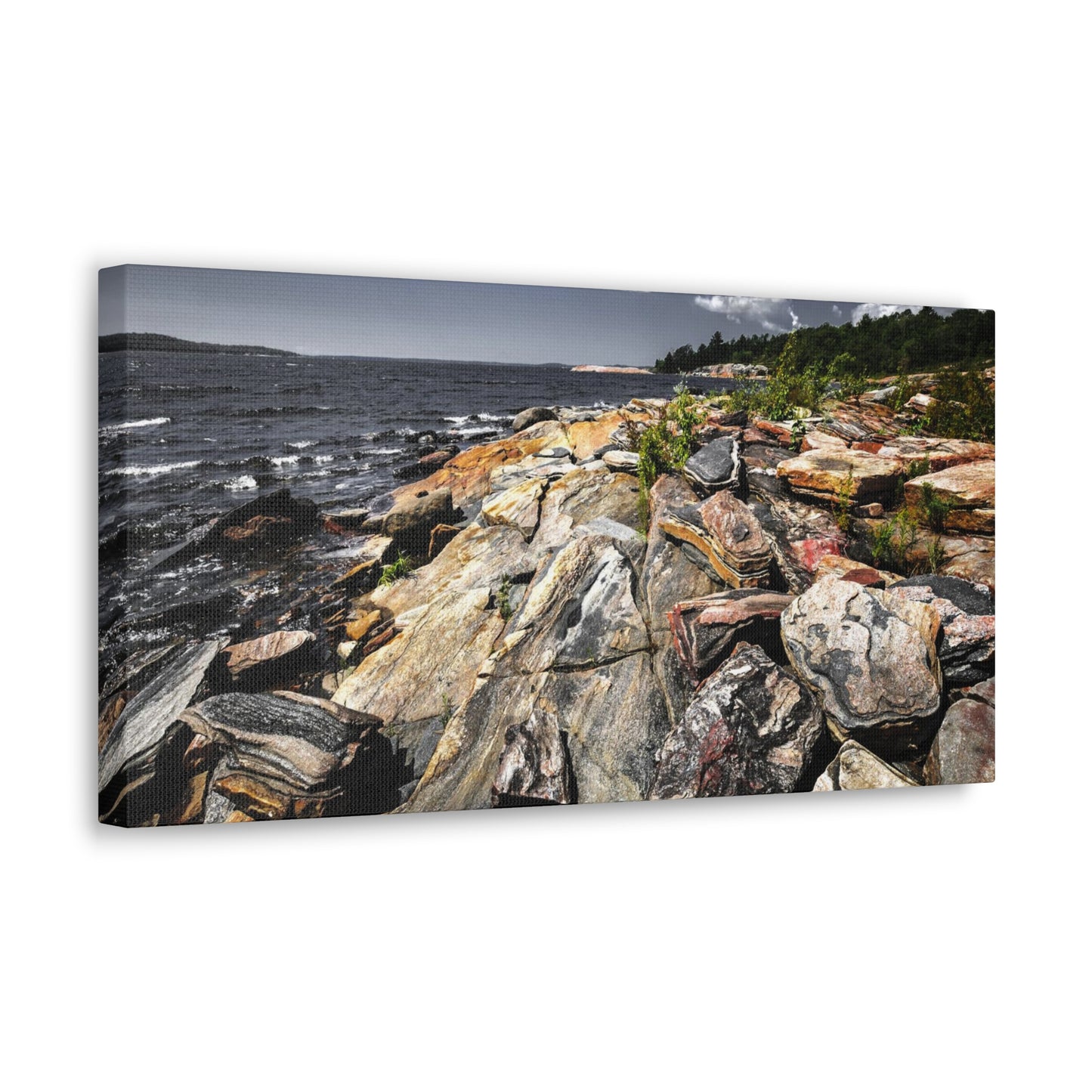 Georgian Bay Landscape Parry Sound Ontario - Canvas