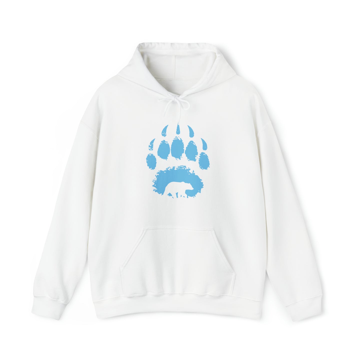 Bear paw blue - Unisex Heavy Blend™ Hooded Sweatshirt