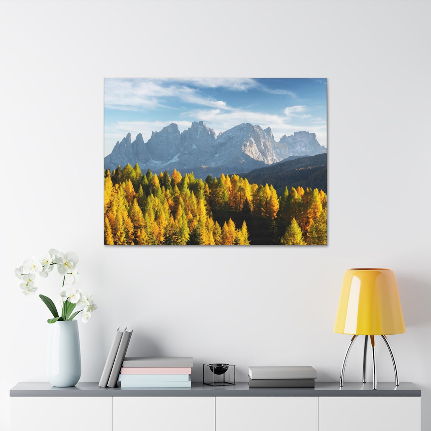 Incredible Fall View Valfred Valley Italy - Canvas