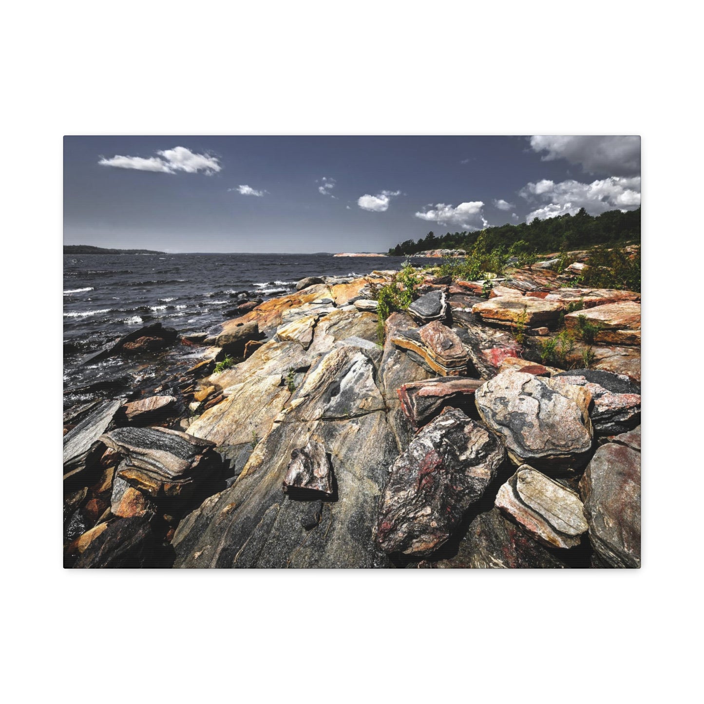 Georgian Bay Landscape Parry Sound Ontario - Canvas