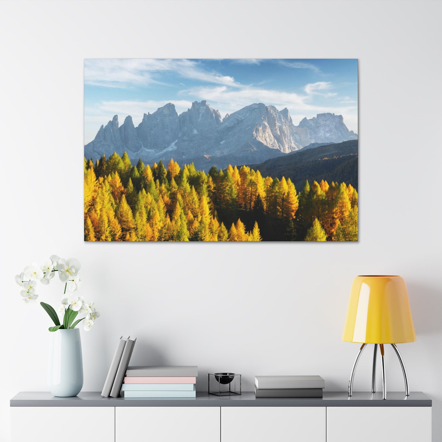 Incredible Fall View Valfred Valley Italy - Canvas