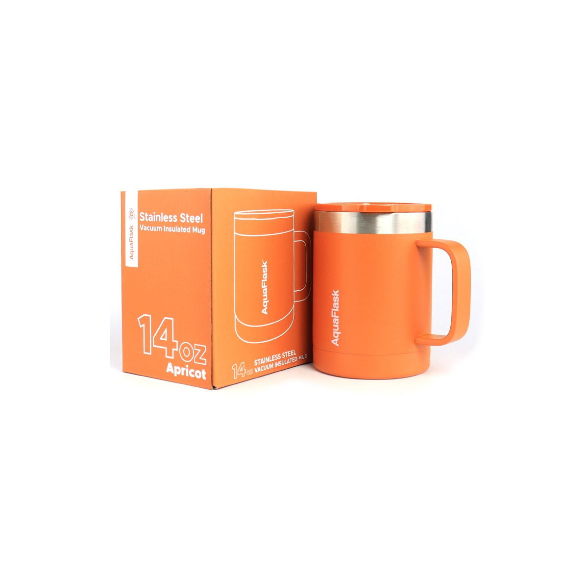 Aquaflask Thermal Insulated Lidded Mug With Handle 415ml (14 oz) aquaflaskcanada