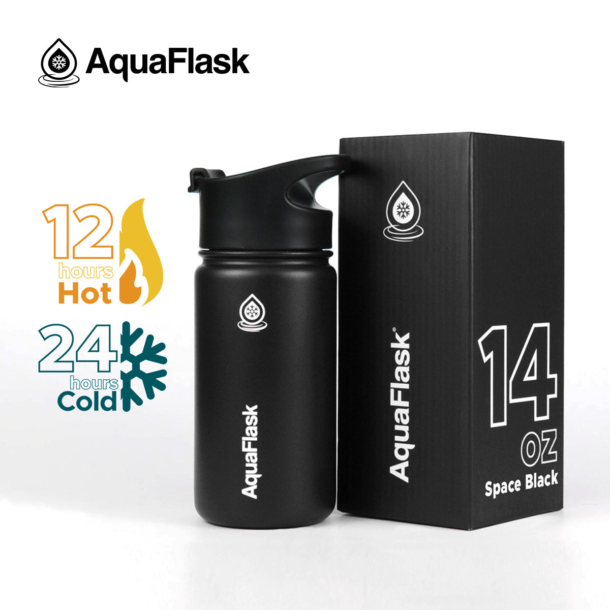 AquaFlask Original Vacuum Insulated Water Bottles 415ml (14oz) aquaflaskcanada