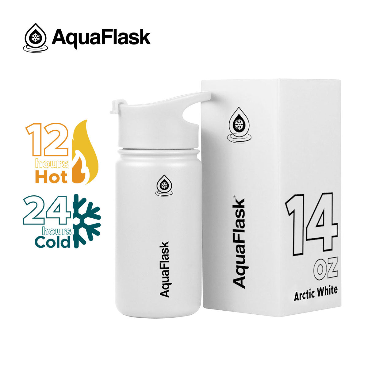 AquaFlask Original Vacuum Insulated Water Bottles 415ml (14oz) aquaflaskcanada